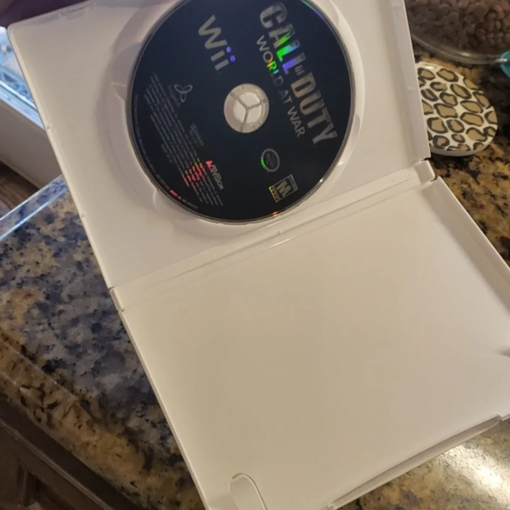 💜 NINTENDO CALL OF DUTY WORLD AT‎ WAR WII VIDEO GAME 2008